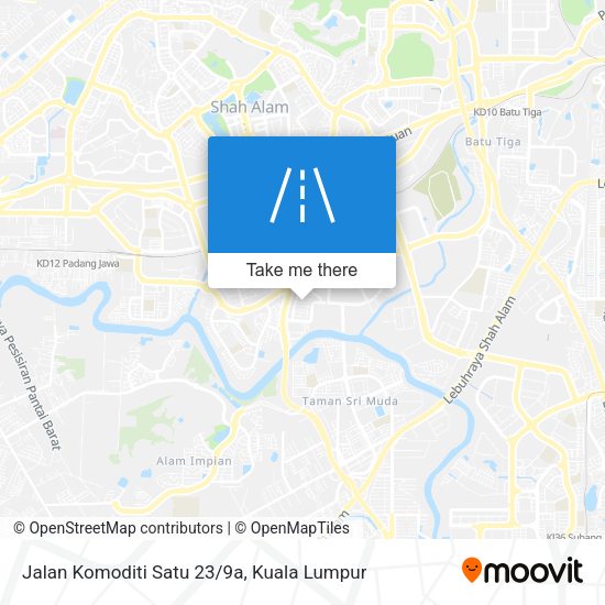 Peta Jalan Komoditi Satu 23/9a
