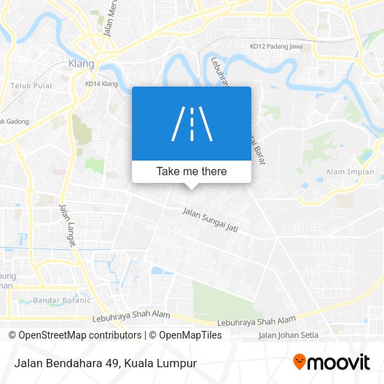 Peta Jalan Bendahara 49