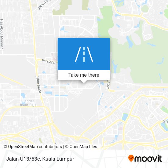 Peta Jalan U13/53c