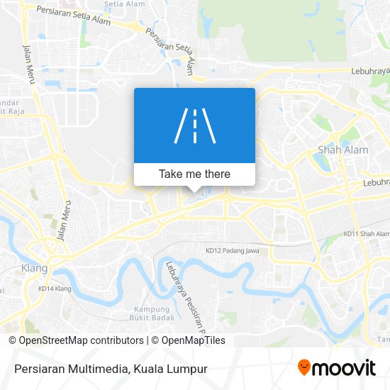 Persiaran Multimedia map