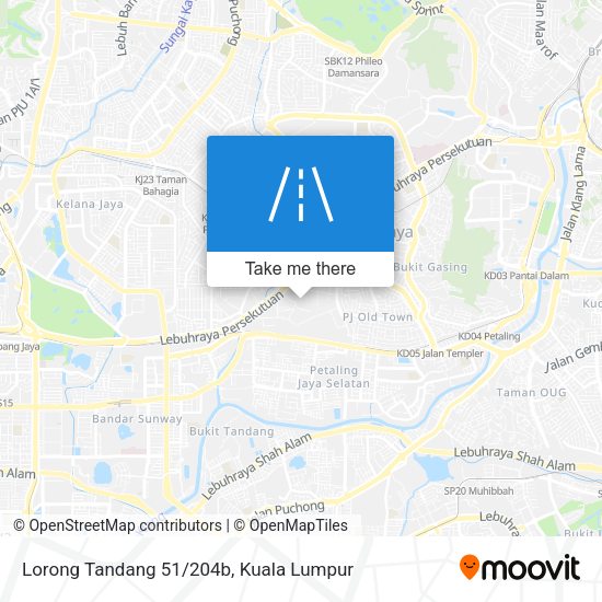 Lorong Tandang 51/204b map