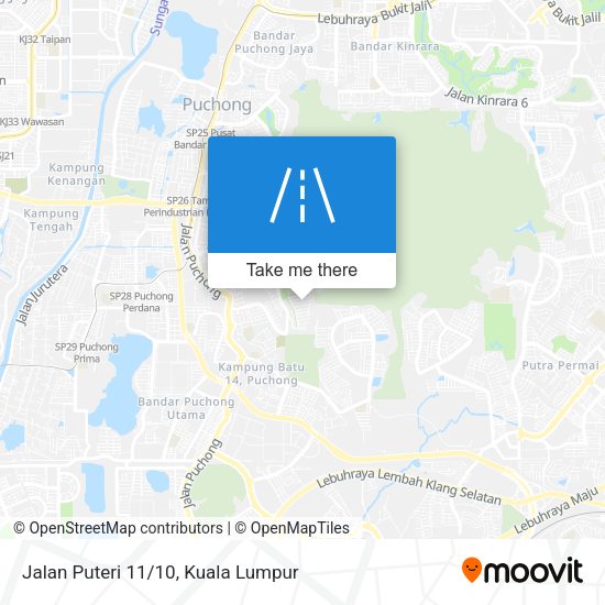 Jalan Puteri 11/10 map