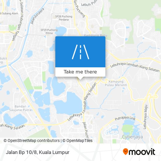 Jalan Bp 10/8 map