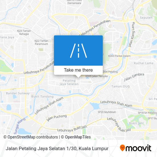 Jalan Petaling Jaya Selatan 1 / 30 map