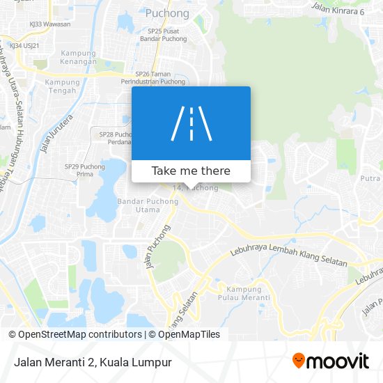 Jalan Meranti 2 map