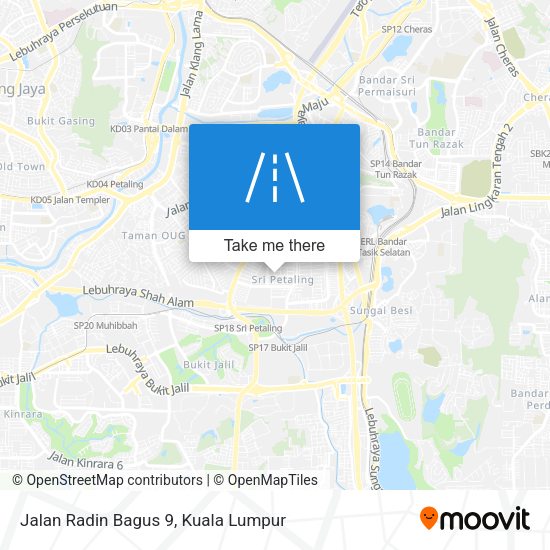 Peta Jalan Radin Bagus 9
