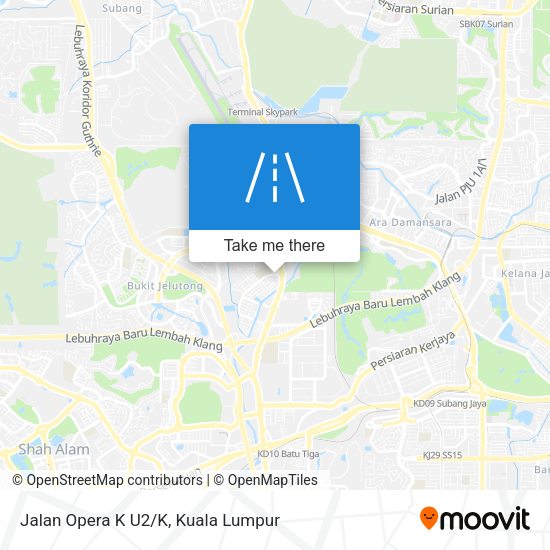 Jalan Opera K U2/K map