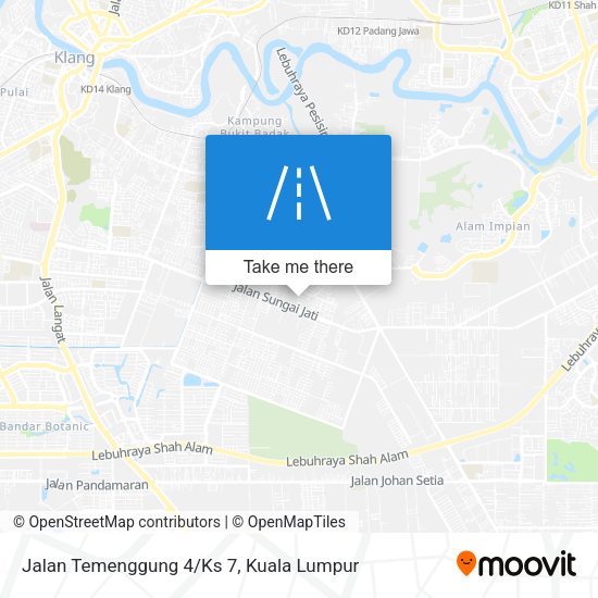 Jalan Temenggung 4/Ks 7 map