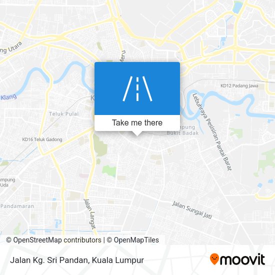 Peta Jalan Kg. Sri Pandan