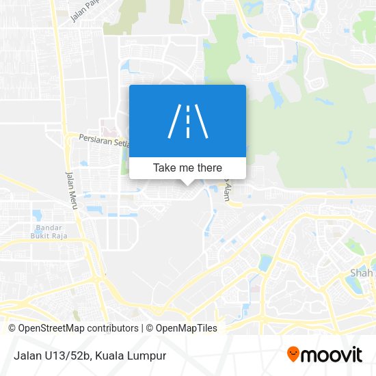 Peta Jalan U13/52b