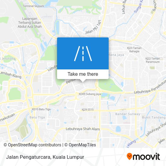 Jalan Pengaturcara map