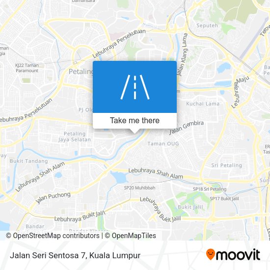 Jalan Seri Sentosa 7 map
