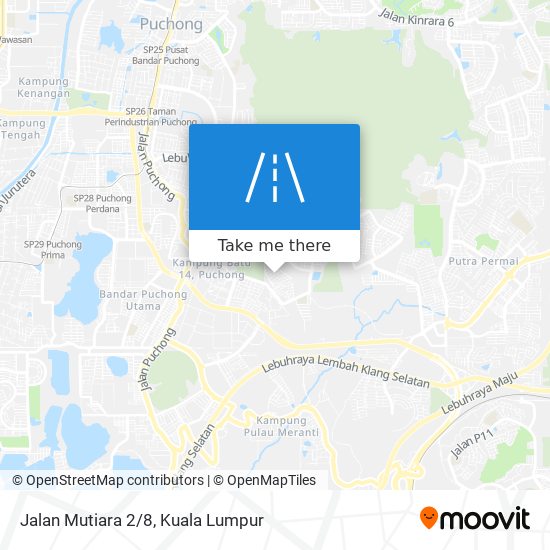 Jalan Mutiara 2/8 map