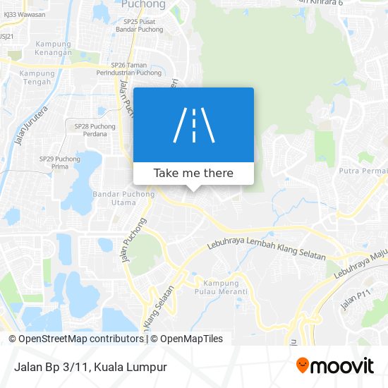 Jalan Bp 3/11 map