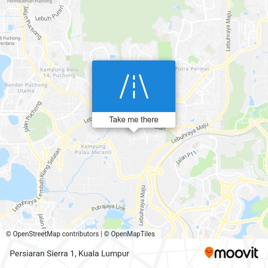 Persiaran Sierra 1 map