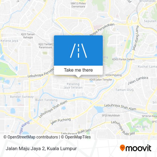 Peta Jalan Maju Jaya 2