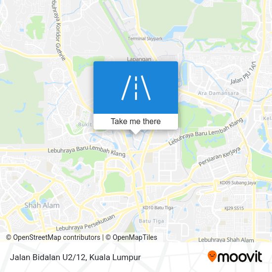 Peta Jalan Bidalan U2/12