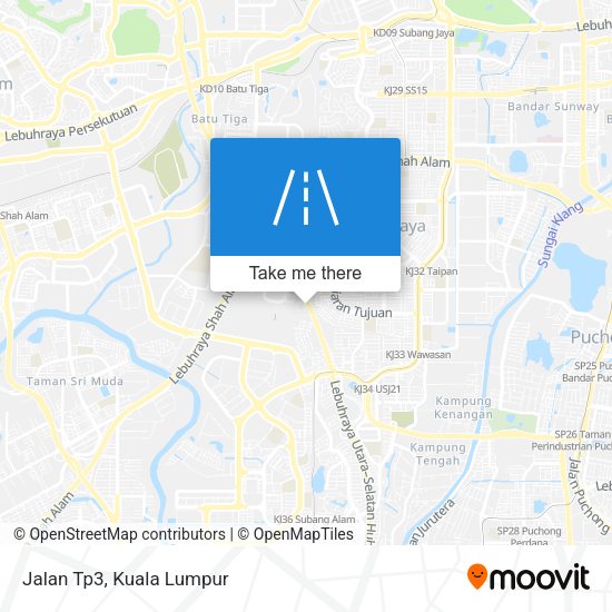 Jalan Tp3 map