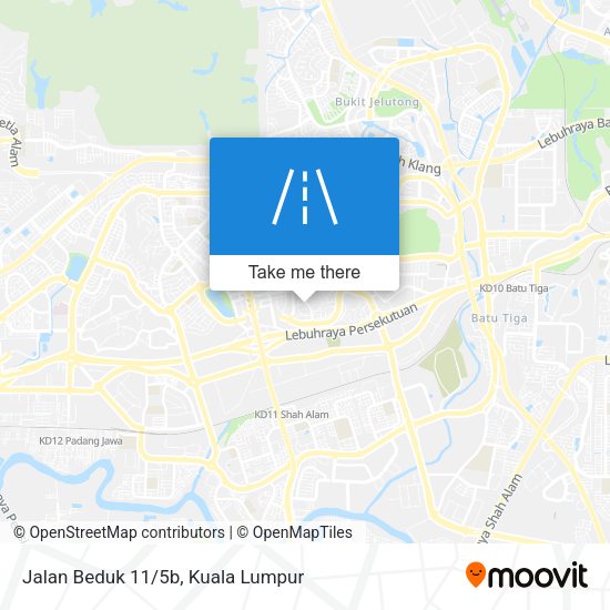 Jalan Beduk 11/5b map
