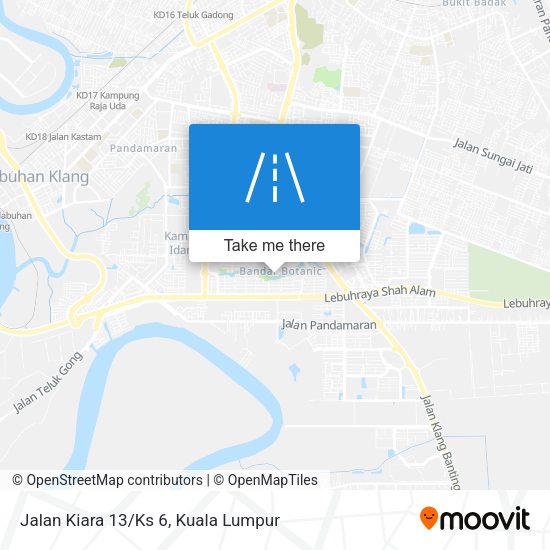 Jalan Kiara 13/Ks 6 map