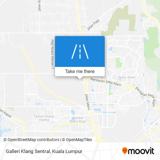 Galleri Klang Sentral map