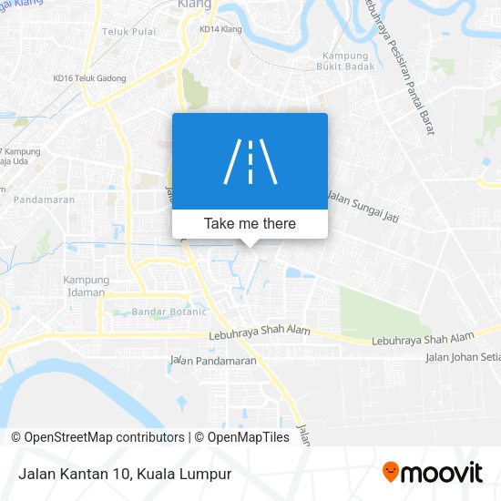 Peta Jalan Kantan 10