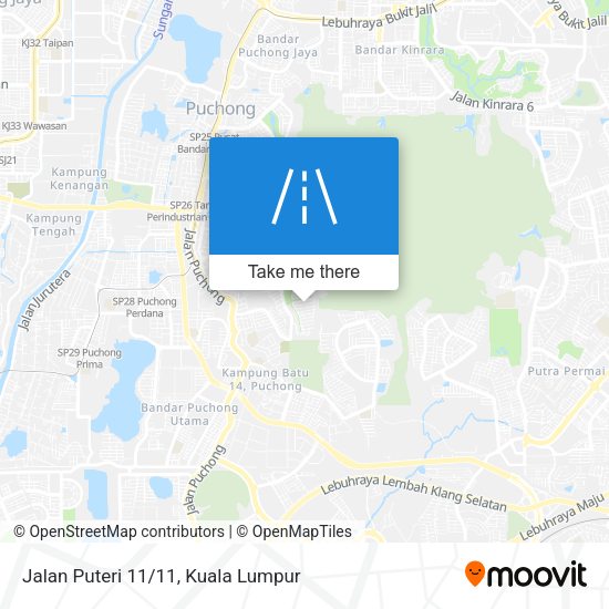 Jalan Puteri 11/11 map