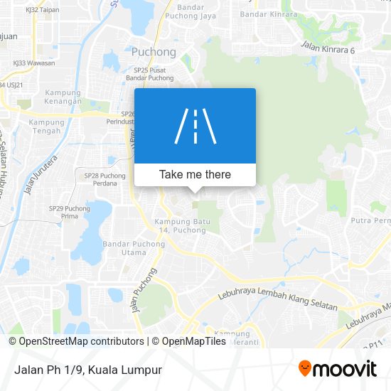 Jalan Ph 1/9 map