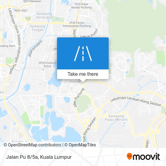 Peta Jalan Pu 8/5a