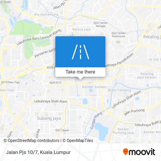 Peta Jalan Pjs 10/7