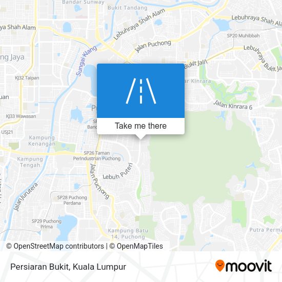 Peta Persiaran Bukit