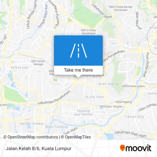 Peta Jalan Kelah 8/6