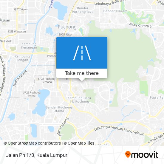 Jalan Ph 1/3 map