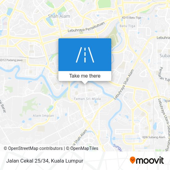 Peta Jalan Cekal 25/34