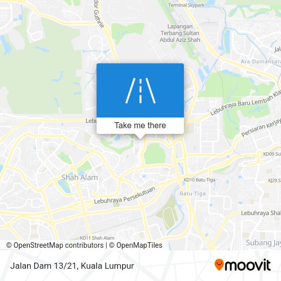 Jalan Dam 13/21 map