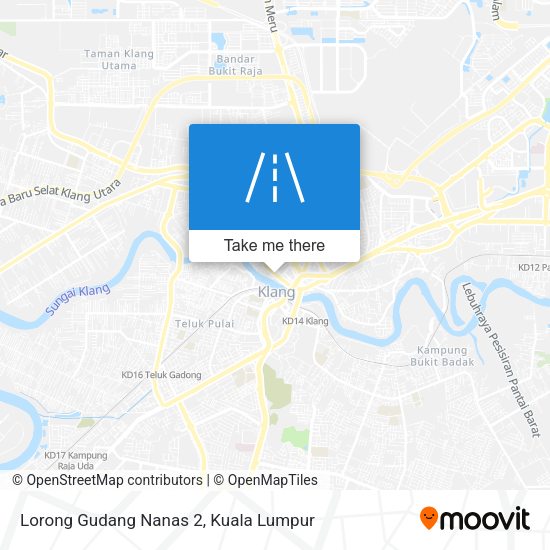 Lorong Gudang Nanas 2 map