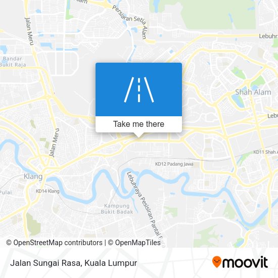 Jalan Sungai Rasa map