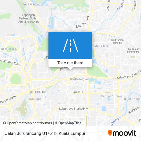 Jalan Jururancang U1/61b map