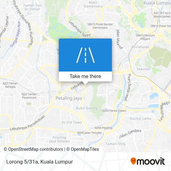 Peta Lorong 5/31a