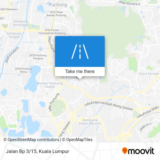 Jalan Bp 3/15 map