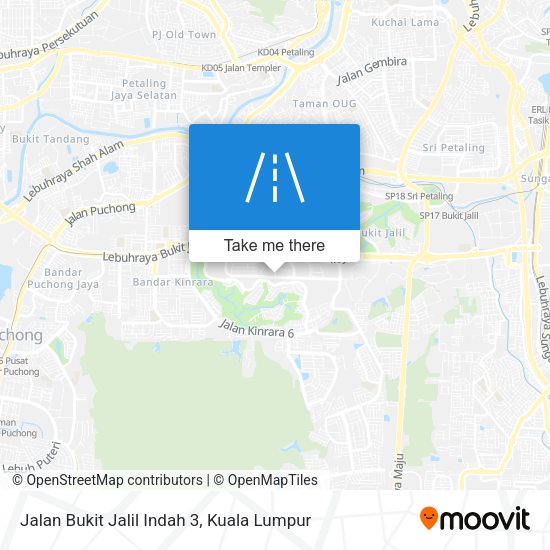 Jalan Bukit Jalil Indah 3 map