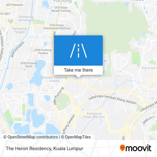 The Heron Residency map