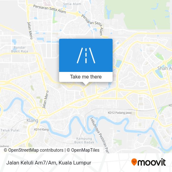 Jalan Keluli Am7/Am map