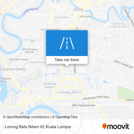Peta Lorong Batu Nilam 6f