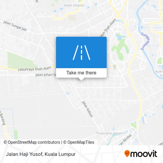 Peta Jalan Haji Yusof