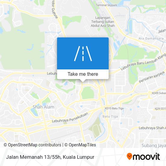 Jalan Memanah 13/55h map