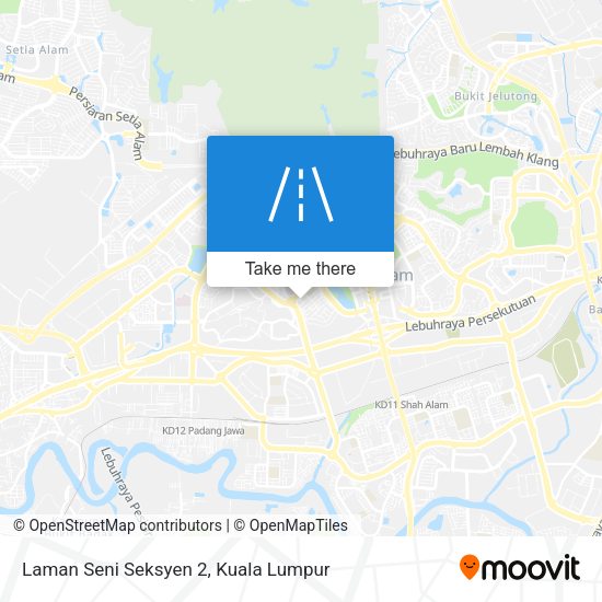Laman Seni Seksyen 2 map