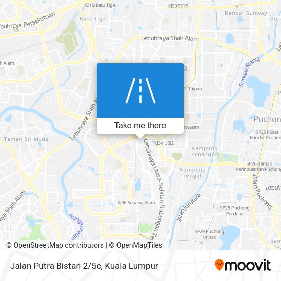 Jalan Putra Bistari 2/5c map