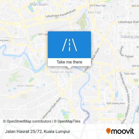 Peta Jalan Hasrat 25/72