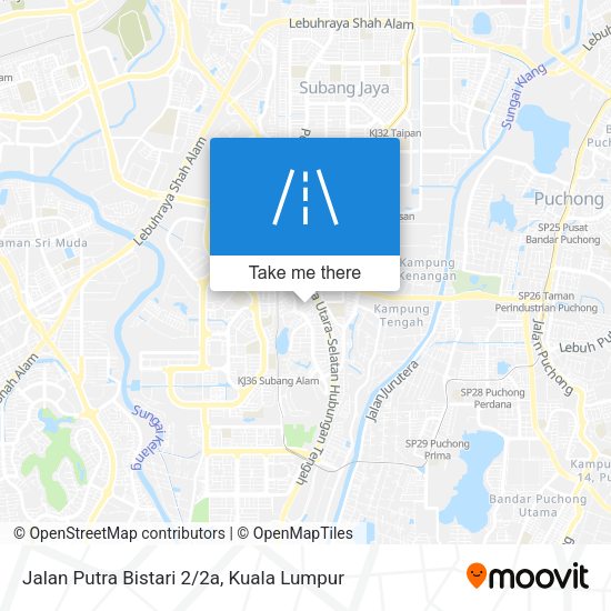 Peta Jalan Putra Bistari 2/2a